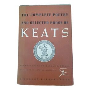 The Complete Poetry and Selected Prose of Keats Modern Library Book HCDJ 1951